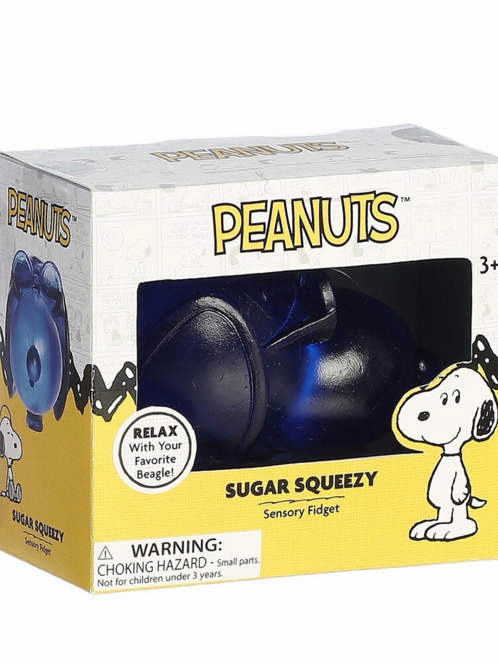 Peanuts Joe Cool Snoopy Sugar Squeezy Fidget Toy